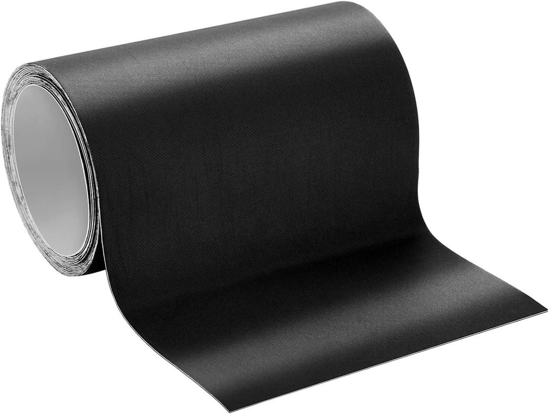 WILLBOND 3x79 Inch Nylon Repair Patches Nylon Patches for Jackets Self Adhesive Repair Tape Waterproof Kit Fabric Clothing Kit for Down Jacket, Tent, Umbrella, Clothes, Bags(Black)