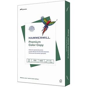 Hammermill Printer Paper, Premium Color 28 lb Copy Paper, 11 x 17-100 Bright, Made in the USA, 102541R - 1 Ream (500 Sheets)