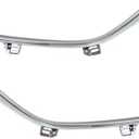 Compatible with 14-17 Mazda6 Front Grille Trim Grill Molding Garnish Chrome Left Right SET PAIR