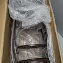 Deco 79 Metal Floral Indoor Outdoor Plantstand Indoor Outdoor 3 Tier Plant Shelf, Plant Stand 24" x 18" x 18", Brown