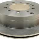 ACDelco Silver Rear Brake Rotor 18A2572A | GM 19295243 Brake Rotors for Select Lexus LX570, LX570, Toyota Land Cruiser, Sequoia, Tundra, and more