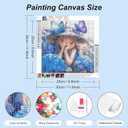 FHBUBPUP Butterfly Diamond Painting Kits for Adults, Flower Diamond Art Kits for Beginners - DIY Full Drill Round Diamond Dot Gem Art, Craft Gift Suitable for Home Wall Decoration 1212Inch