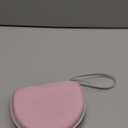 LTGEM Case Compatible with Sony MDR-ZX110 / MDRZX110AP / MDRZX110NC / MDR-ZX310AP ZX Series Wired On-Ear Headphones, Black+Pink(Case Only)