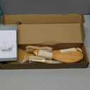 Dry Brushing Body Brush, Natural Boar Bristle Dry Brush, Bamboo Exfoliating Body, Face, Foot, Long Handle Back Scrubber Brush, Meridian Pressure for Lymphatic, Cellulite