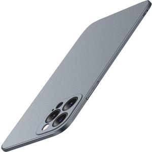 Casechics Compatible with iPhone Case,Luxury Matte Hard PC Slim Fit Ultra Thin Lightweight Camera Lens Protection Soft Shockproof Cover Phone Case (Grey, iPhone 14 Pro Max)