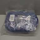 PRONOUS Navy Blue Bar Stool Seat Cushions, Round Stool Covers Pads with Ties Non Slip (14"x14"x4",1 Pack)