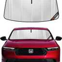 Pigenius Windshield Sun Shade for Honda Accord 2023-2025. Full Coverage Rearview Mirror Shade for Ultimate Protection