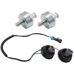 Knock Sensors with Wiring Harness, Replacement for Chevy Suburban Silverado Avalanche Tahoe GMC Sierra Yukon, Replaces 12601822 12589867 917-033 926-084