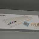 H98 Mechanical Keyboard,96-Key Hot-Swappable TTC Speed Silver V2,Tri-Mode Bluetooth 5.0 2.4G USB-C,Gasket Mount,Draw & Customize on 1.14"Color Screen,6000mAh,PBT Keycaps for PC Mac iPad(Purple)