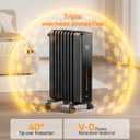 DREO Oil Filled Radiator Heater for Indoor Use, 1500W Heater for Large Room