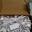 Permanent Outdoor Lights, 100ft Smart Eave Light with 72 LED Lights, IP67 Waterproof, App Control, Outdoor Christmas Lights, DIY RGB+IC Light for House Christmas Decorations, White