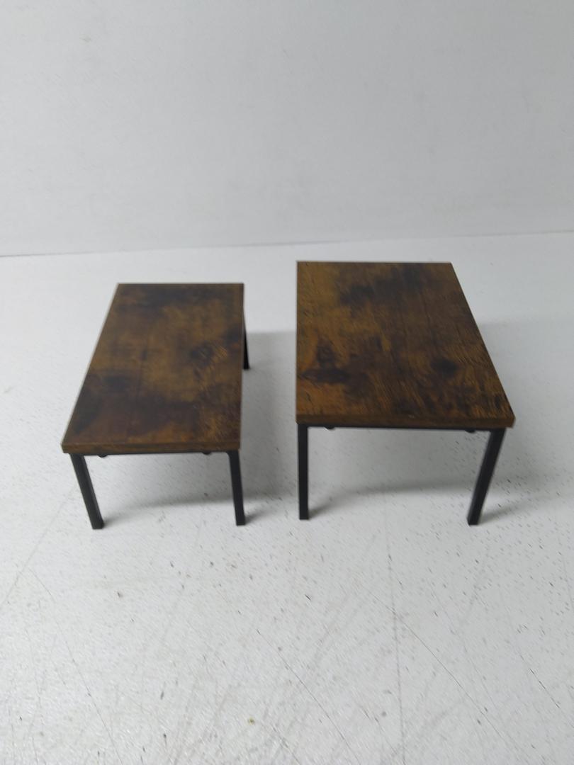Cabinet Organizer Shelf 12"×8", 12"×6.5" 
Black and Rustic Brown