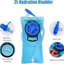 Zavothy Hydration Backpack with 2L Hydration Bladder Water Backpack for Hiking Hydration Pack for Running Cycling Hiking