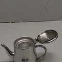 Stainless Steel Teapot, 500ml Tea Pot with Removable Filter Proof Oil Strainer Stovetop Tea Maker Proof Oil Strainer Pot For Hotels Restaurants Homes (Original Color)