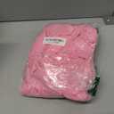 HOCILLE Women's Sexy V Neck Backless Bodycon Spaghetti Strap Elegant Ruffle Maxi Cocktail Party Dresses (Medium, Pink)