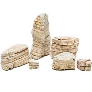 Aquarium Rocks 5lb Fish Tank Stone 2-5 inch Natural Pagoda Rocks for Aquascaping Landscaping Models Terrariums Reptile and Amphibian Enclosures-4-5Pcs