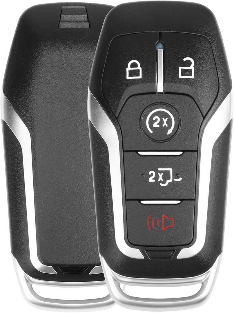 NPAUTO Key Fob Replacement Fits for 2015-2017 Ford F150 F250 F350 F450 Super Duty, 2016 2017 Ford Expedition, Proximity Smart Car Keyless Entry Remote Control Start Key Fob, M3N-A2C31243300, 164-R8117