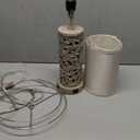 OYEARS 3-Way Dimmable 22'' USB A+C Touch Control Table Lamp Set of 1 with Nightlight for Living Room Bedroom Farmhouse Bedside Nightstand Lamps (Bulb Included)