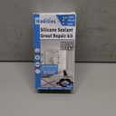 8Oz Black Waterproof Caulk & Seal Silicone Sealant, Wadities Tile Grout Repair Kit with Grout Remove Scraper, Shrink & Crack Proof for Bathroom, Shower, Kitchen, Floor (4Oz, Pack of 2)