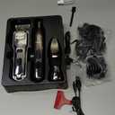 oneisall Dog Clippers for Grooming Thick/Heavy Coats, 4-in-1 Dog Grooming Kit Low Noise with Stainless Steel Blade, Cordless Dogs Paw Trimmer Pet Nail Grinder for Small & Large Dogs Cats Animals