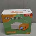 PVO Mini Projector Portable For Cartoon, Outdoor Video Projectors, LED Pico Movie-Projector for Home Theater, Kids Gift, Video Can Be Easily Mirrored Directly to The Projector Via Data Cable