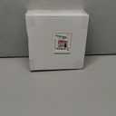 Rubtlamp 60 Pcs Red Plasitc Plates, Heavy Duty, Disposable,Clear Red Disposable Plates, Hammered Plastic plates Include 30 Dessert Platos, 30 Dinner Platos for Party