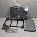 Petskd Top-Expandable Pet Carrier with Wheels 17x11x9.5 Inches Alaska Airline Approved, Soft-Sided Carrier for Small Cats Dogs with Locking Safety Zippers and Anti-Scratch Mesh(Black)