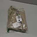 voeeron Mens Elastic Waist Twill Pants for Seniors  Pull On Comfort Pants with Stretch Waistband, Relaxed Fit (34W x 30L, Dark Khaki)