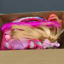 CUTE STONE Baby Doll Playset with Stroller for Girls  Pretend Play Baby Care Toy with High Chair, Clothes & Accessories