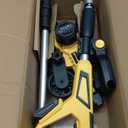 Brushless Lawn Edger Compatible with DeWalt 20v Battery (Tool ONLY), Electric Cordless Edger/Trencher, 9 Blade, 3 Position Adjustable Depth, 180Handle, Lightweight with Rear Wheel for Landscaping (Yellow-No Battery)