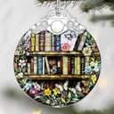 Christmas Ornaments: Christmas Tree Ornaments, Holiday Decor for Book Lover, Stocking Stuffers, Gift Ideas, Xmas Gift & Book Reader Gifts