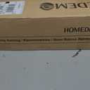 HOMEDEMO Manual Retractable Awning, 79" W x 118" H Retractable Side Bar 47-59", Outdoor Patio Awnings Height Adjustable 82-118", NO Drilling Awings for Backyard Garden Porch Outside Beige