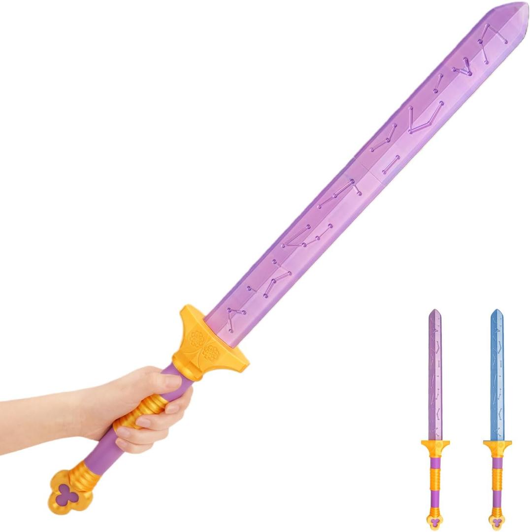3D Printed Purple Cosplay Costume Sword - Reinforced Structure Precision Color Alignment Kpop Sword Durable Collectible Fan Gift