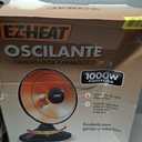 EZ-HEAT 1,000-Watt Indoor Parabolic Dish Space Heater with 70-degree Wide Oscillation and Dual Heat Settings, Adjustable Tilt, Tip Over Switch & Overheat Protection Sensor, MT-BFGD-8C