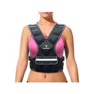 Empower Weighted Vest for Women - Ideal Body Vest for Adding Resistance Intensity to Workouts -Fixed 8lbs or Adjustable 10 to 16lbs