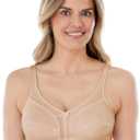 Bestform Women's 5006825 Comfortable Wireless Cotton Bra with Unlined Seamed Cups (38B, Nude)