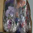 XunYee 6 Pcs 35.4 ft Flower Garlands Artificial Wildflower Vines Floral Hanging Backdrop Fake Flower Garlands Faux Silk Wildflower Vine for Wedding Bridal Shower Home Garden Wall Arch Decor(Peony)