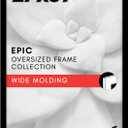 Americanflat 27x39 Poster Frame with Polished Plexiglass - Black Picture Frame - Wide Photo Frames Made of Engineered Wood for Vertical or Horizontal Wall Display - Epic Collection - Black
