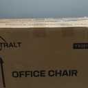 TRALT Office Chair - Ergonomic Desk Chair with Adjustable Lumbar Support, Mesh Computer Chair, Executive Chairs for Home Office Comfortable Lumbar Support (Black) (Pack of 1)