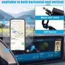 Phone Holder Mount for Kia K4 Accessories 2025 2026 Navigation Screen Car Cell Phone Mount for Kia K4 LX LXS EX GT-Line Turbo Smartphones Interior Hands-Free 360 Degree Rotation(with 12.3-Inch Screen)
