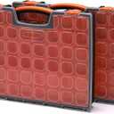 EMENTOL 2PCS Multi-Purpose Portable Organizer Box Set with 44-Removable Compartments, 2 Pieces Professional Boxes with Dimension 16.2"L*13"W*2.3"H