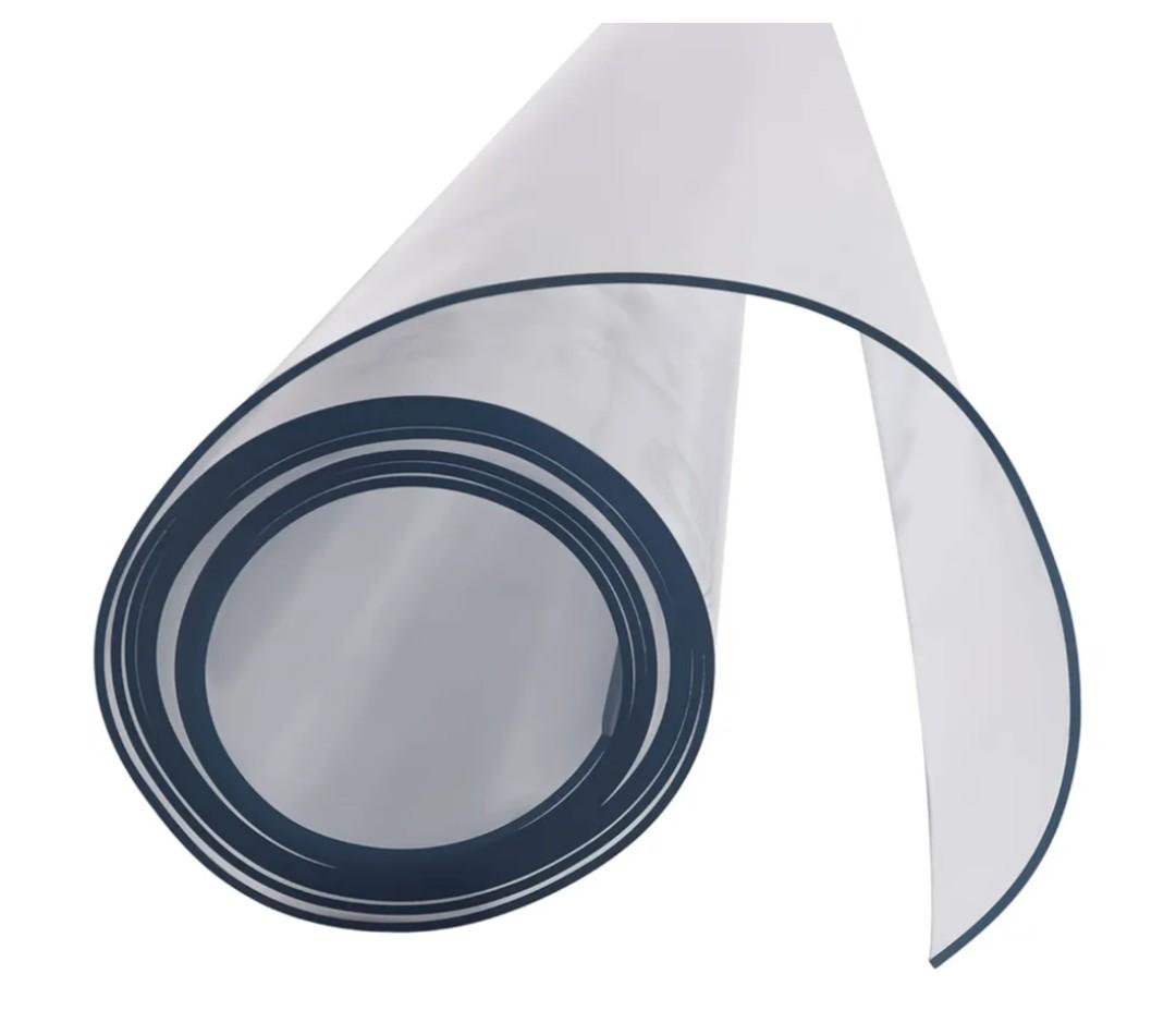 mignonnememe Clear Table Cover Protector 110 x 60 Inch Vinyl Tablecloth 0.08 in Thick Plastic Table Cover Oil-Proof Transparent Sheet Table Protector for Dining Room Table