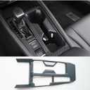 ZiWen Interior Trims Gear Shift Panel Center Console Cup Holder Cover Frame Accessories for Honda Accord 2023 2024 2025 2026 (Carbon Fiber Print)