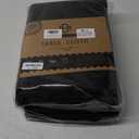 BRILLMAX 10 Pack Black Tablecloths for 6 Foot Rectangle Tables 60 x 102 Inch - 6ft Rectangular Bulk Linen Polyester Fabric Washable Cloth Cover for Wedding Reception Banquet Birthday Party (60x102 In, 10 Pack)