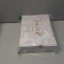 Prite Clear Makeup Bag Cosmetic Organizer Case Waterproof Travel Toiletry Bag Skincare Pouch with Golden Zipper(Grey) (Standard - Single Layer)