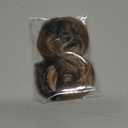 CJL HAIR 2PCs Small Cute Messy Bun Hair Piece for Thin Hair Women Mini Synthetic Curly Bun Scrunchies Updo Hairpieces Bernstein Multi