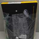 Wireless Keyboard and Mouse Combo,Silent Soft Touch Quiet Keyboard Less Noise 90%,Ergonomic with Wrist Rest,2.4GHz 104 Keys Full Size,2400 DPI Mouse,for Office/Work/Home/PC Computer/Laptop/Mac,Black