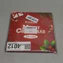 Vloso 20 Rolls 100 Yards Christmas Ribbon for Gift Wrapping,3/8 Inch Christmas Grosgrain Ribbon,Christmas Ribbon for Crafts DIY Holiday Christmas Decorations