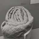 FLYMME Queen Quilt Bedding Set Light Grey Lightweight Bedspreads Full Size,Modern Style Geometric Weave Stripe Pattern,Soft Microfiber Bed Coverlet for All Season (1 Quilt, 2 Shams)