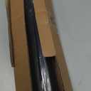 Ivilon Drapery Window Curtain Rod - End Cap Style Design 1 Inch Pole. 72 to 144 Inch Color Black